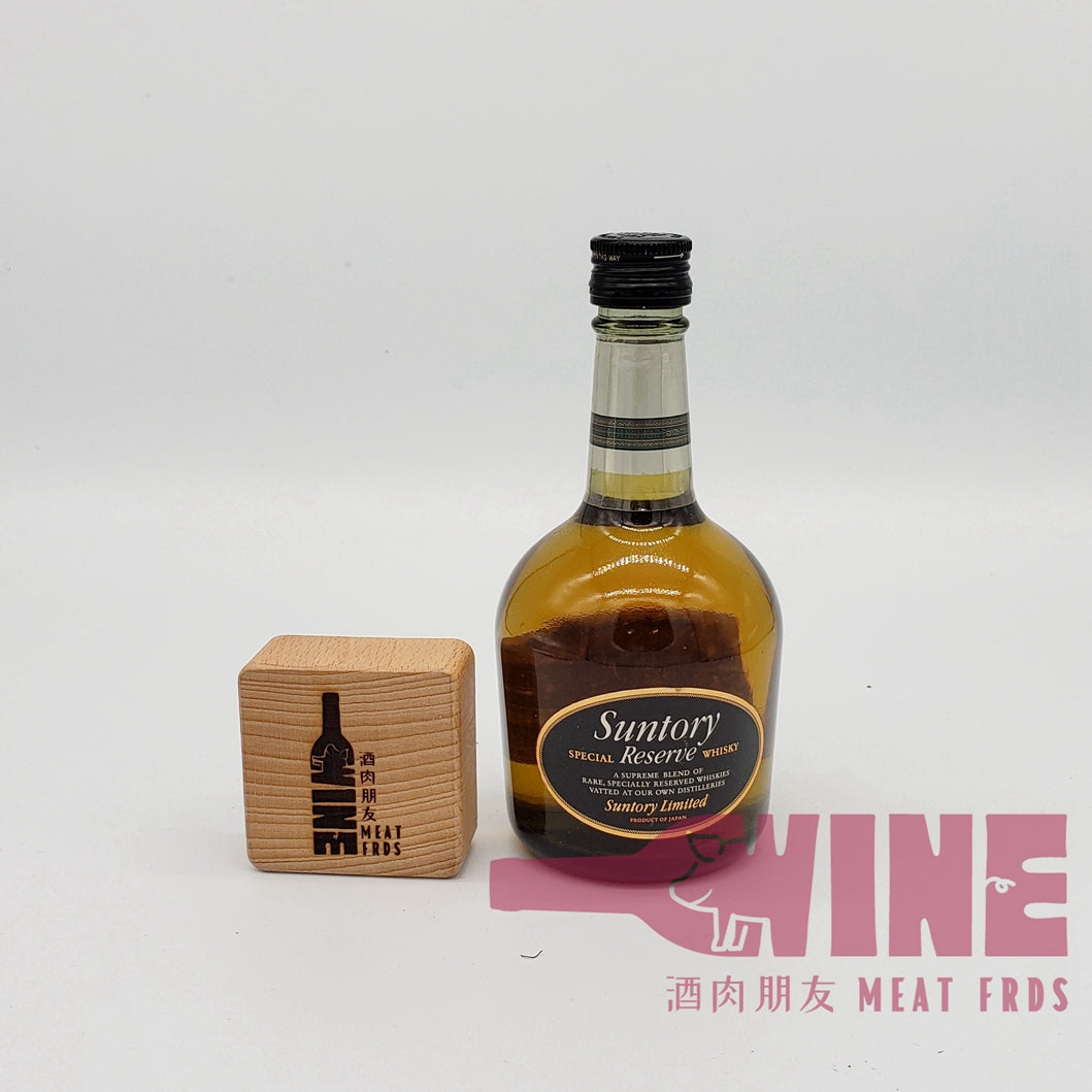 Suntory Special Reserve Japanese Blended Whisky Miniature 三得利廠70週年紀念版黑頭金花日本威士忌酒辦180ML