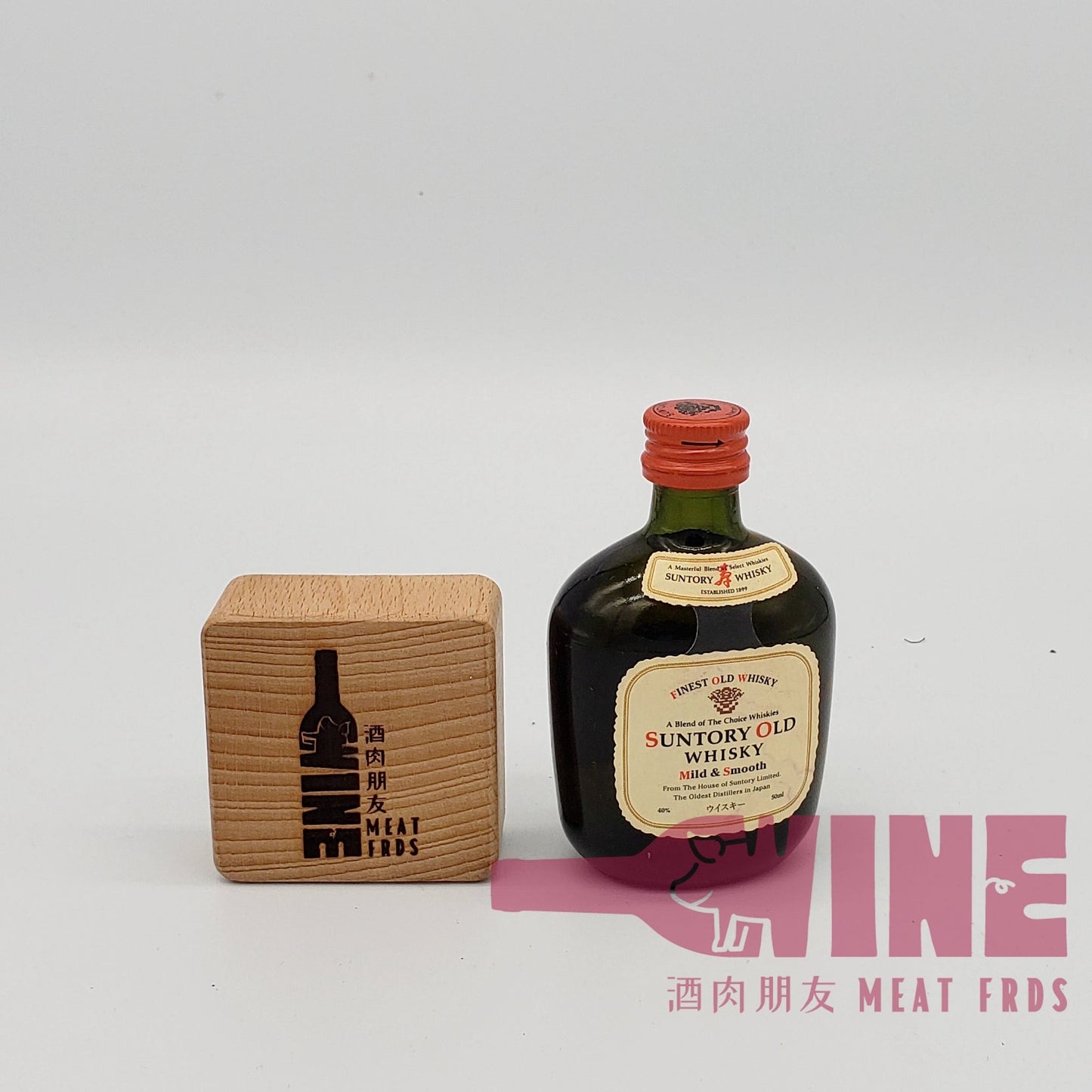 Suntory Mild & Smooth Finest Old Whisky Miniature 三得利金花壽瓶裝老日本威士忌酒辦50ML
