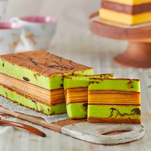 印尼班蘭千層蛋糕 Indonesia Pandan Layer Cake