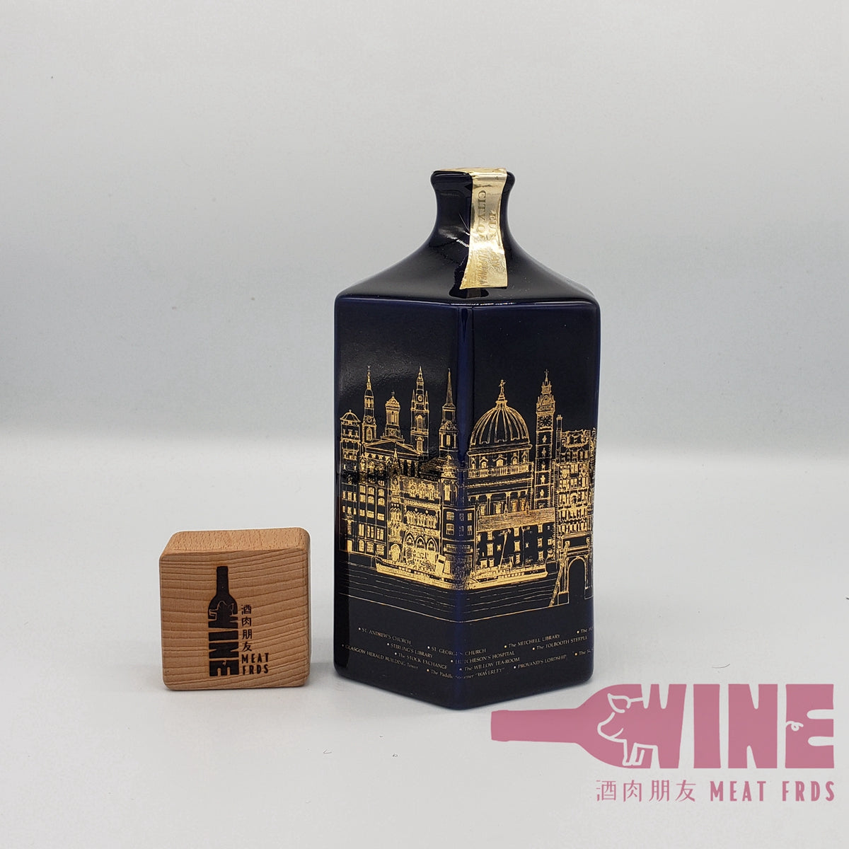 Douglas Laing Ceramic Decanter Glasgow European City of Culture 1990 Premium reserve Blended Scotch Whisky 格拉斯哥歐洲文化城 1990 陶瓷酒瓶格蘭威士忌