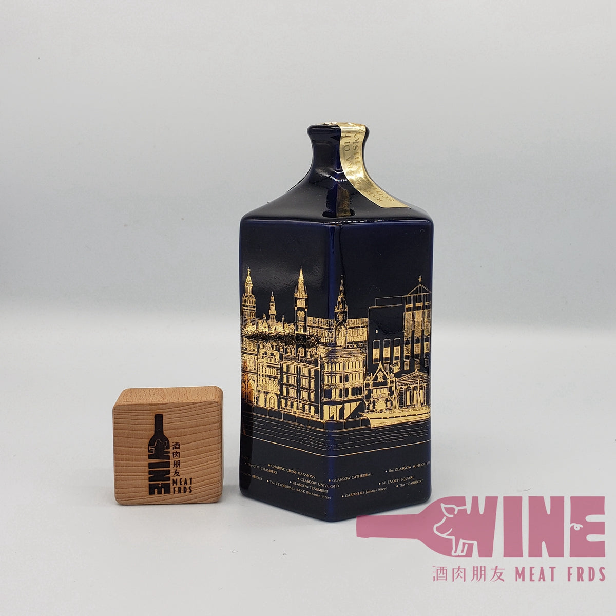 Douglas Laing Ceramic Decanter Glasgow European City of Culture 1990 Premium reserve Blended Scotch Whisky 格拉斯哥歐洲文化城 1990 陶瓷酒瓶格蘭威士忌