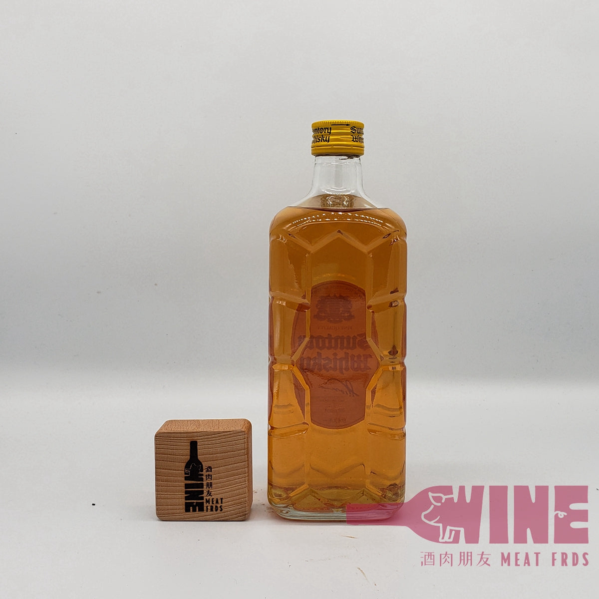 Suntory Kakubin (Square Bottle) Yellow Labe Original & Fine Quality Japanese Blended Whisky 三得利角瓶黃角特級日本威士忌700ML