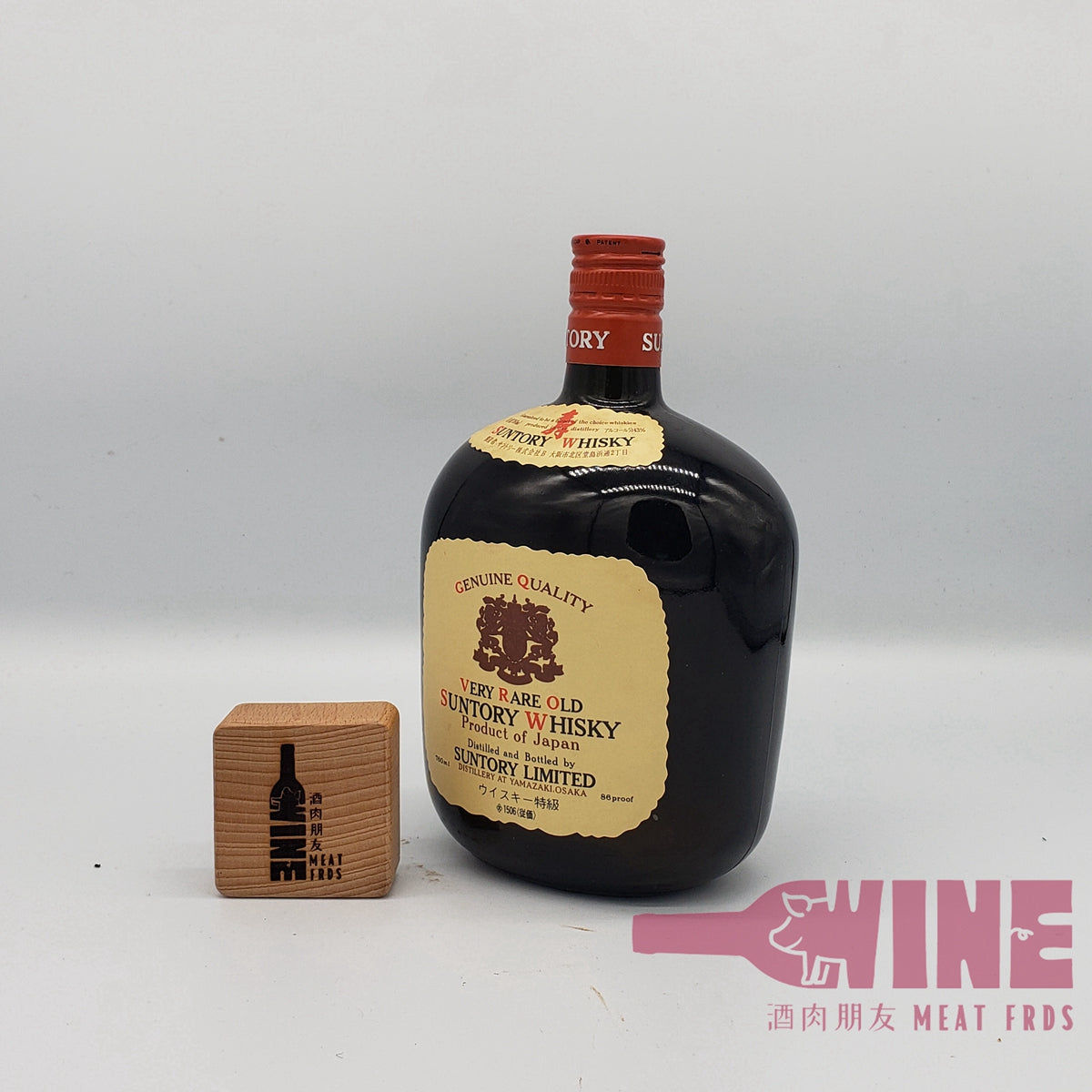 Suntory Japanese Blended Very Rare Old Whisky 三得利雙獅壽瓶裝70年代特級非常稀有的老日本威士忌(1)