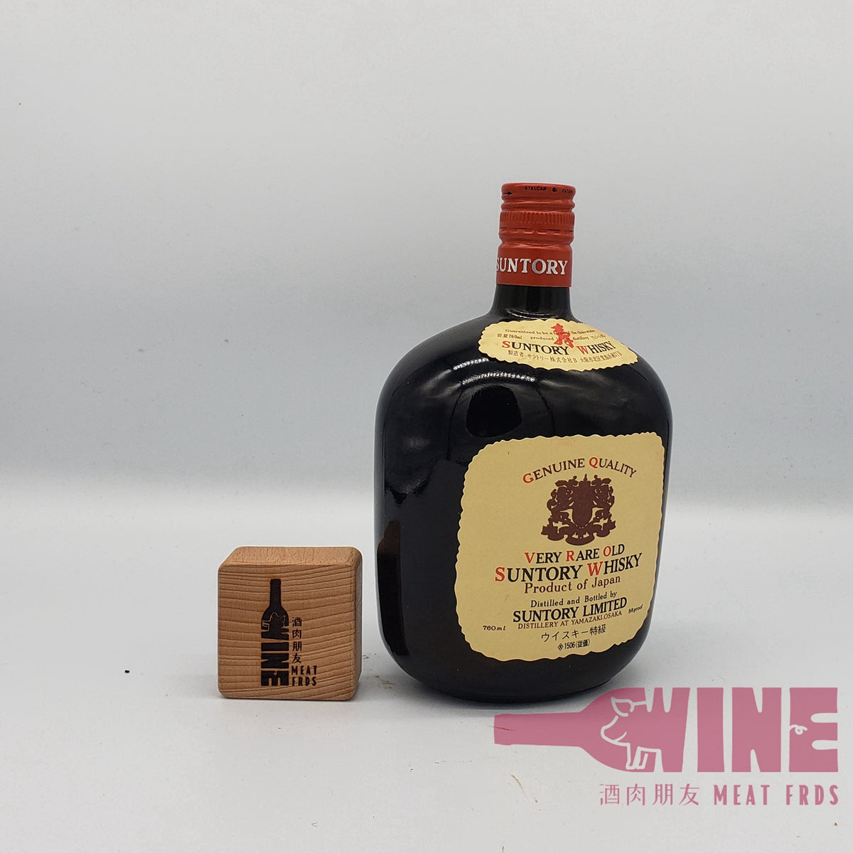 Suntory Japanese Blended Very Rare Old Whisky 三得利雙獅壽瓶裝70年代特級非常稀有的老日本威士忌(1)