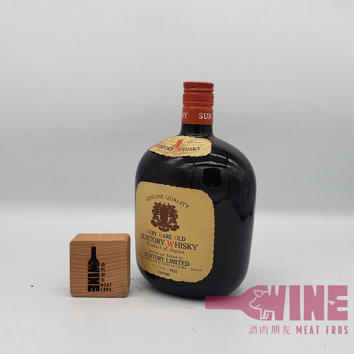 Suntory Japanese Blended Very Rare Old Whisky 三得利雙獅壽瓶裝70年代特級非常稀有的老日本威士忌(2)