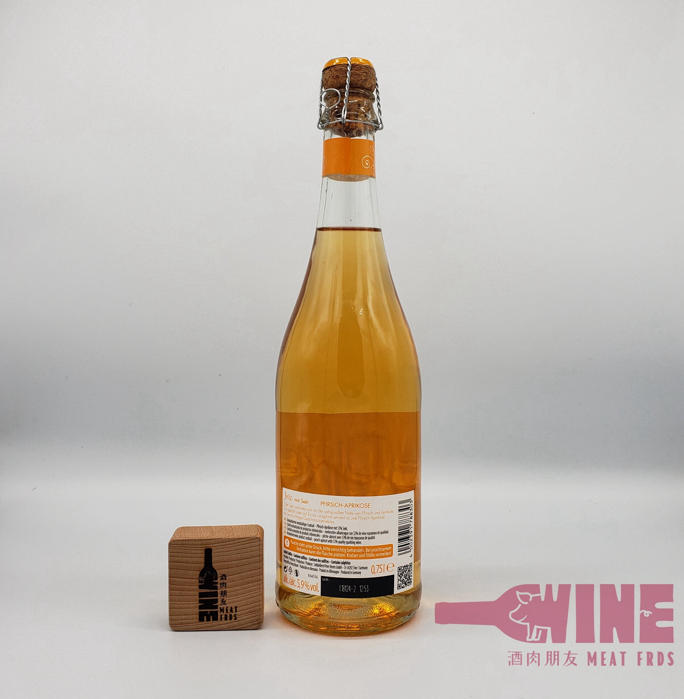 Jive mit Sekt Peach apricot German Sparkling Wine 杏桃德國清甜氣酒