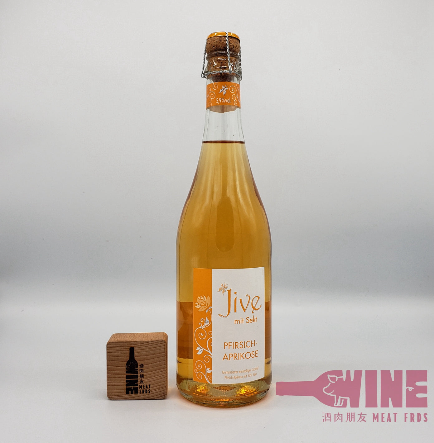 Jive mit Sekt Peach apricot German Sparkling Wine 杏桃德國清甜氣酒