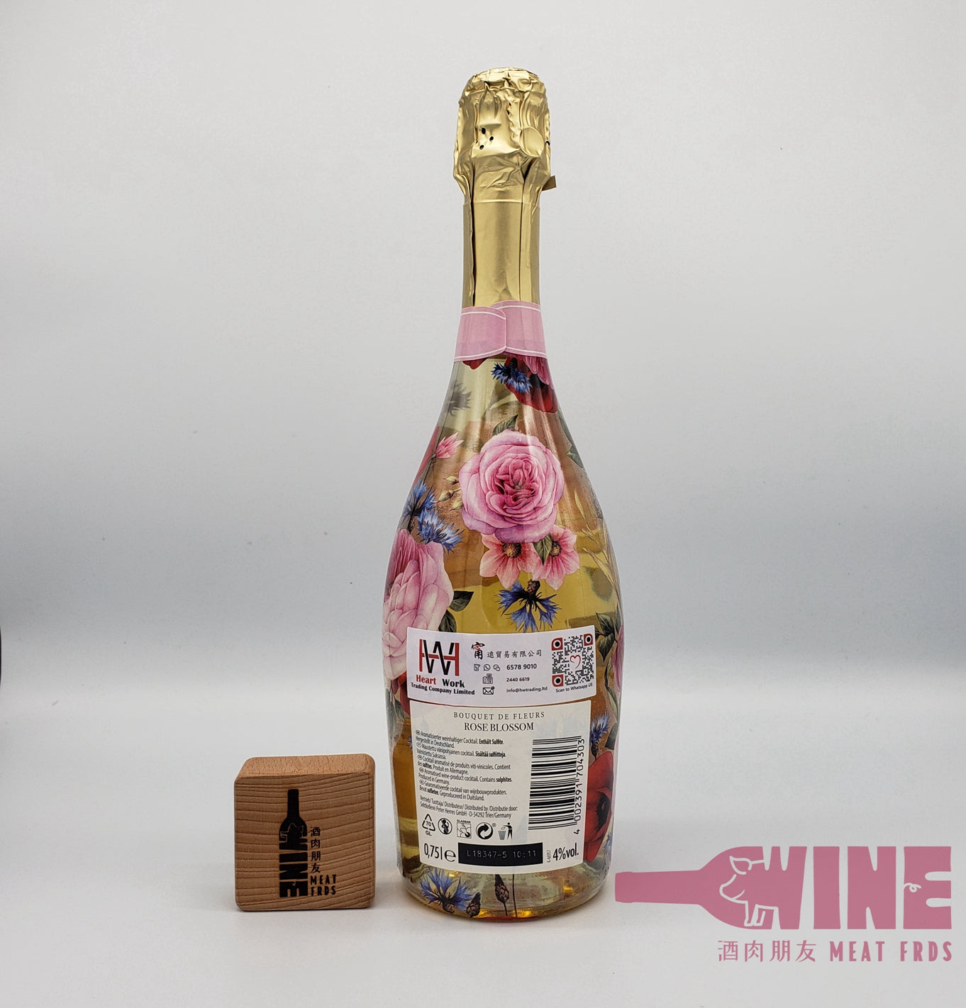 Bouquet De Fleurs Rose Blossom German Sparkling Wine 玫瑰德國清甜氣酒