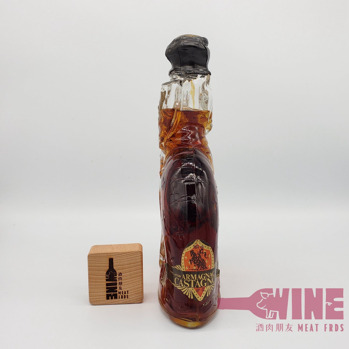 Castagnon Cavlier Armagnac 玻璃騎士造型雅文邑白蘭地(2)
