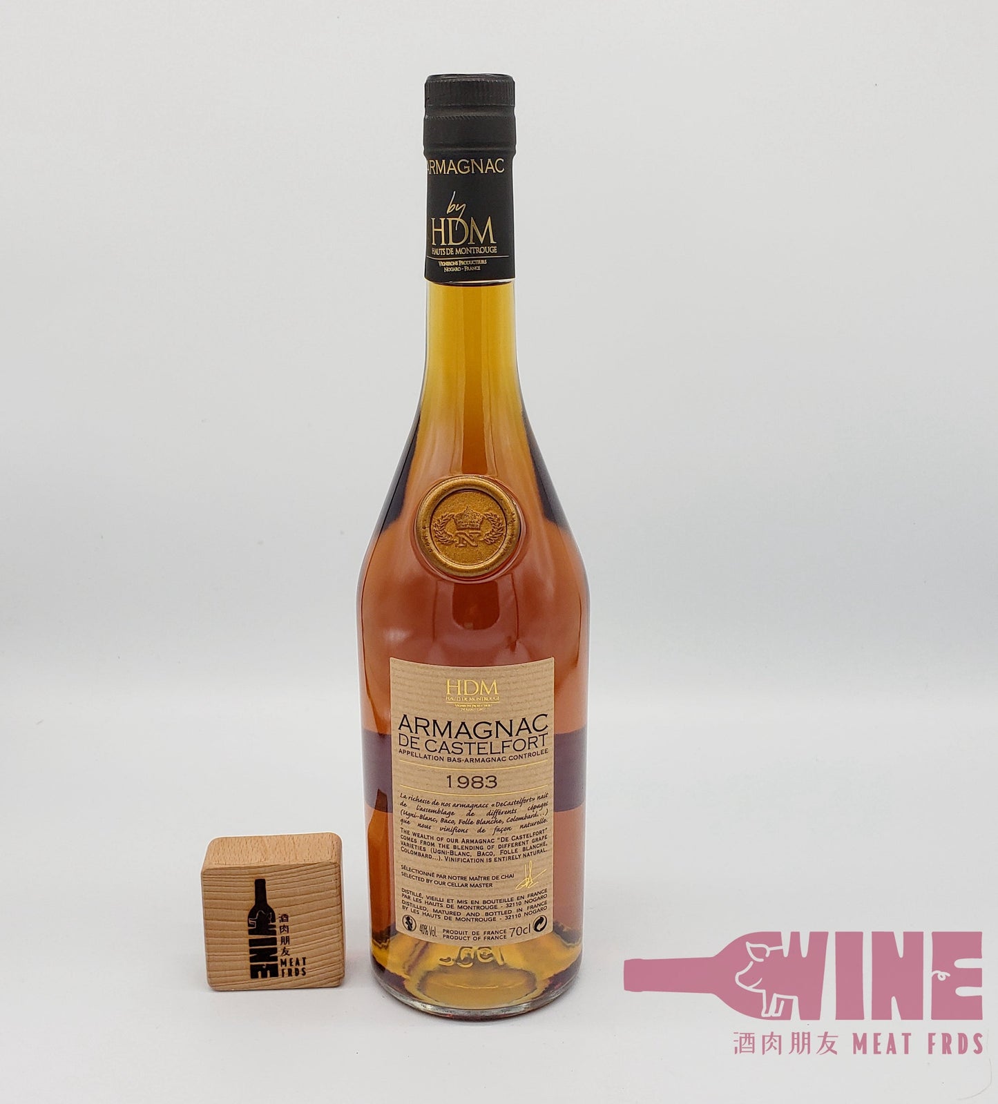 De Castelfort 1983 Armagnac 1983年年份酒雅文邑白蘭地 連木盒