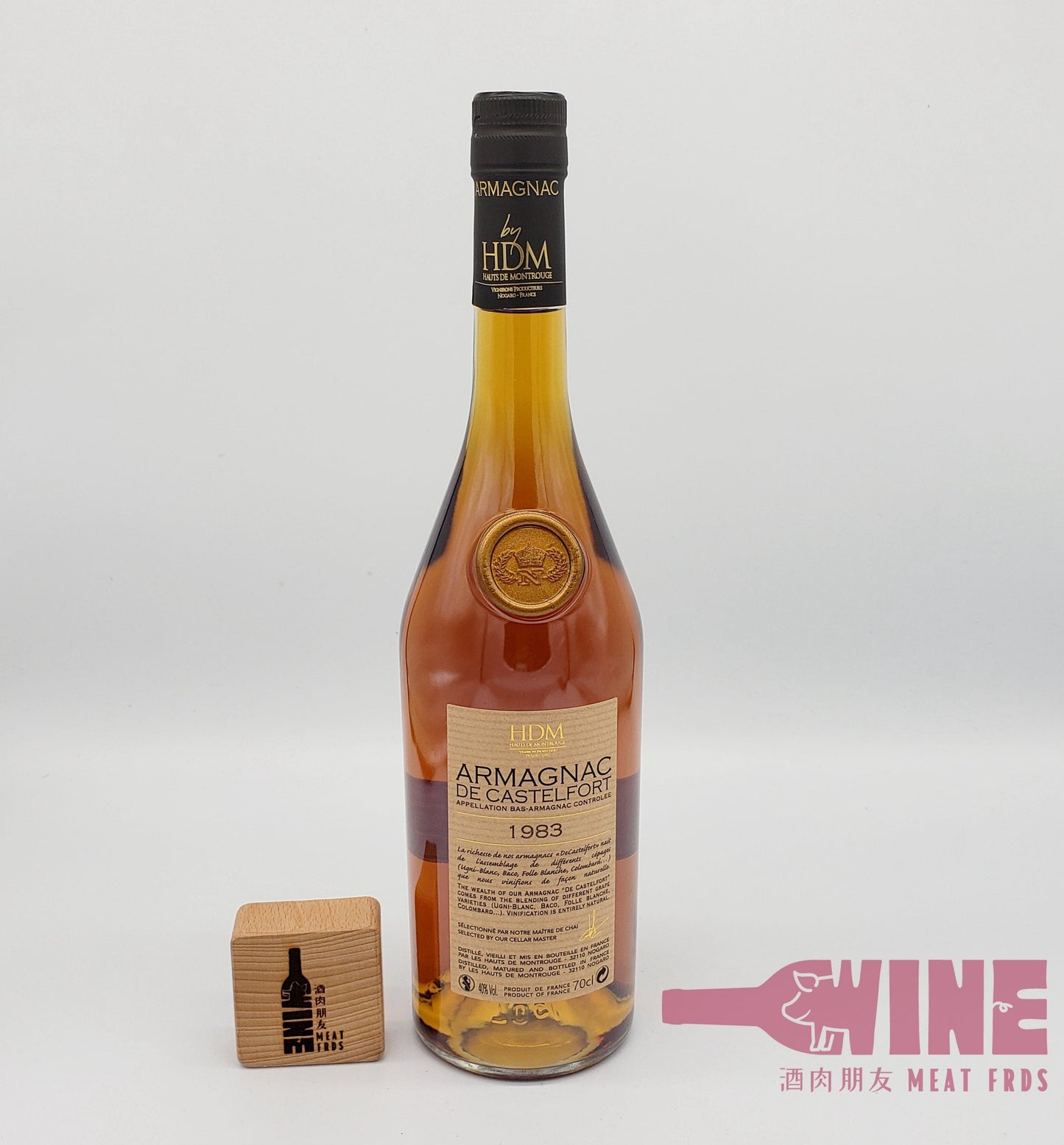 De Castelfort 1984 Armagnac 1984年年份酒雅文邑白蘭地 連木盒