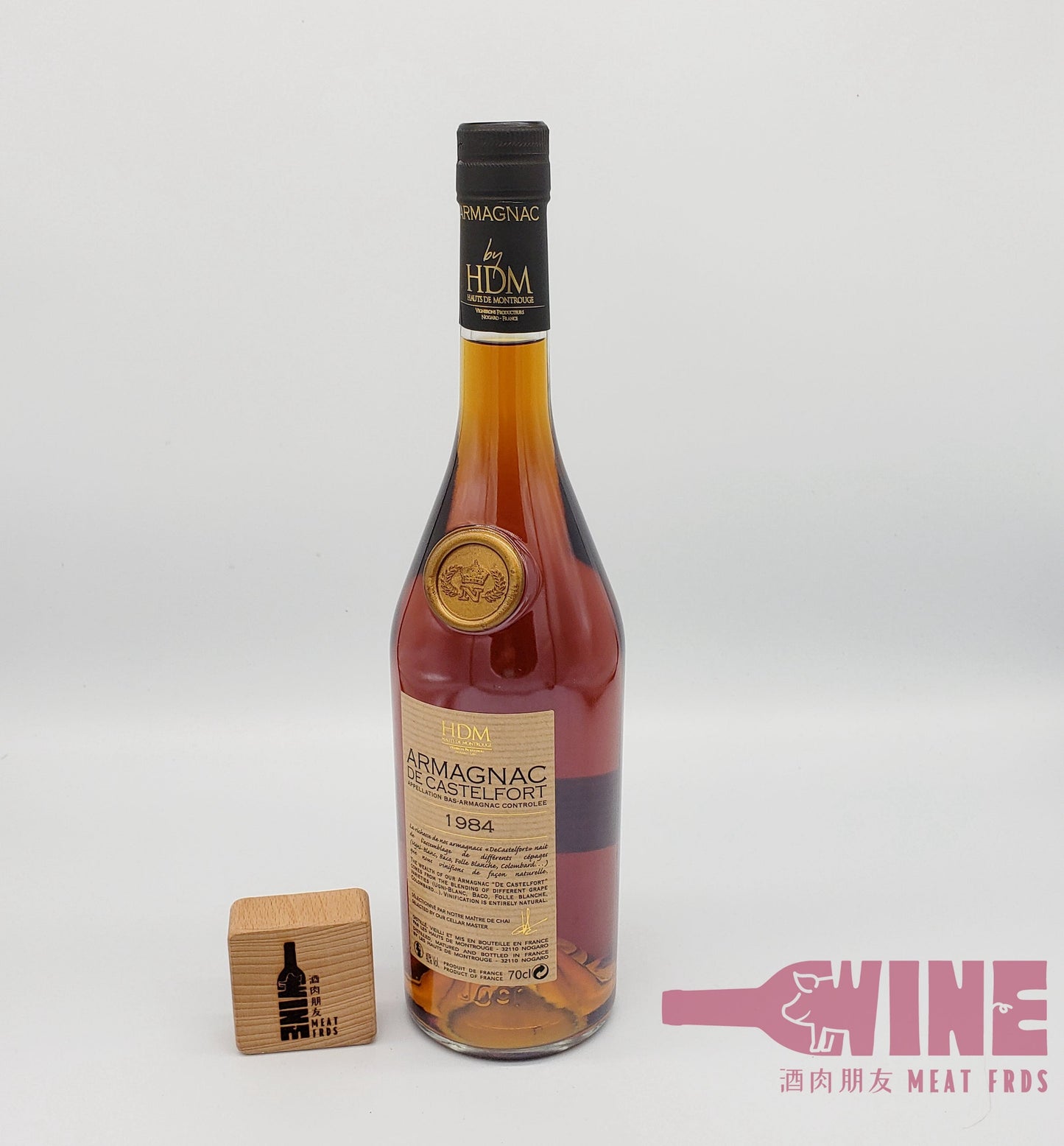 De Castelfort 1984 Armagnac 1984年年份酒雅文邑白蘭地 連木盒