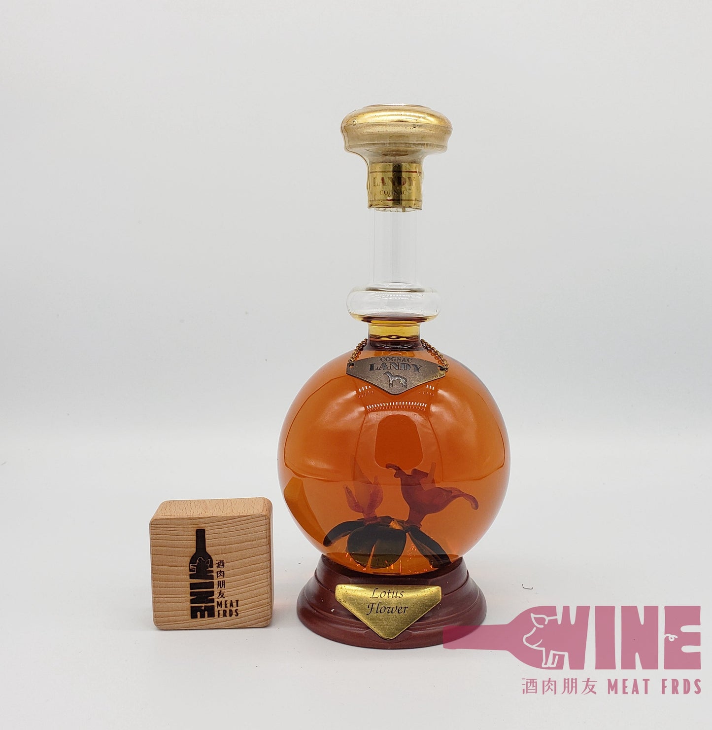 Landy Lotus Flower Cognac 手工玻璃蓮花干邑白蘭地