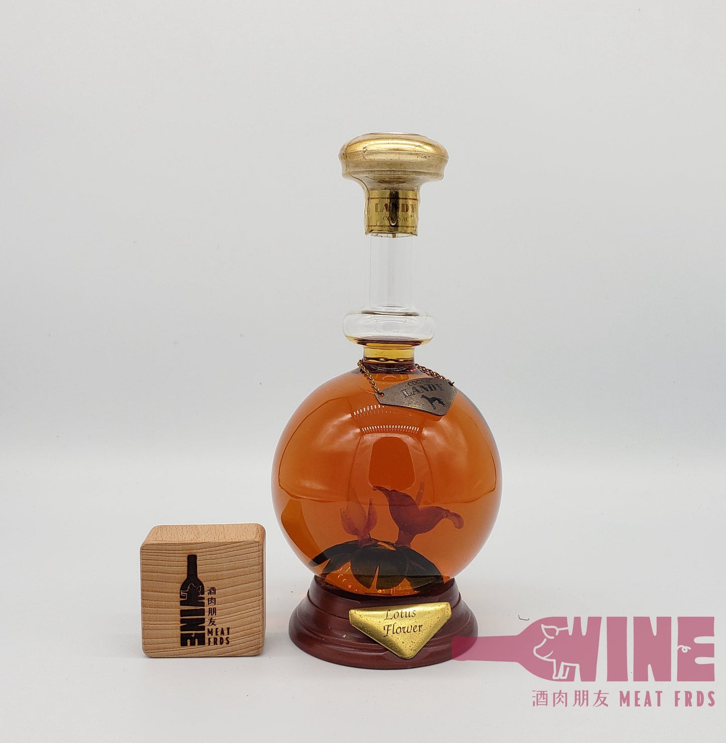 Landy Lotus Flower Cognac 手工玻璃蓮花干邑白蘭地