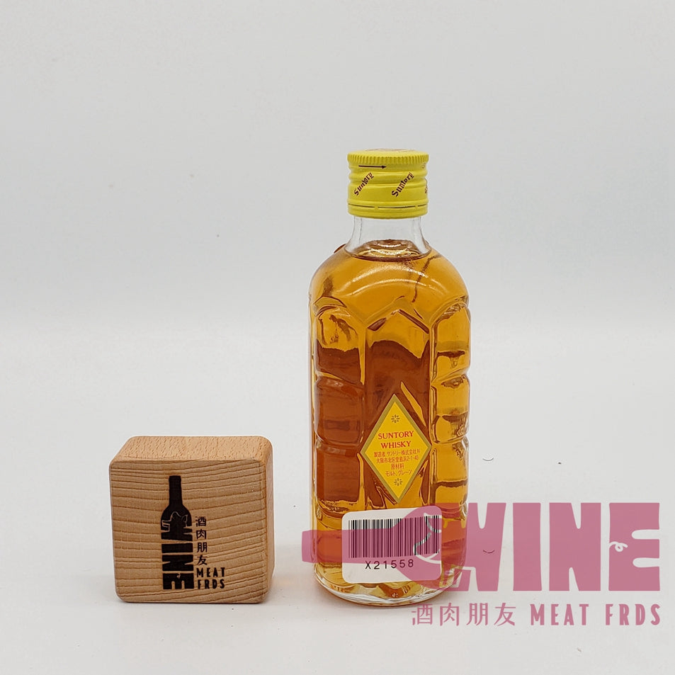 Suntory Kakubin (Square Bottle) Yellow Labe Special Quality Japanese Blended Whisky Miniature 三得利角瓶黃角特級日本威士忌酒辦180ML