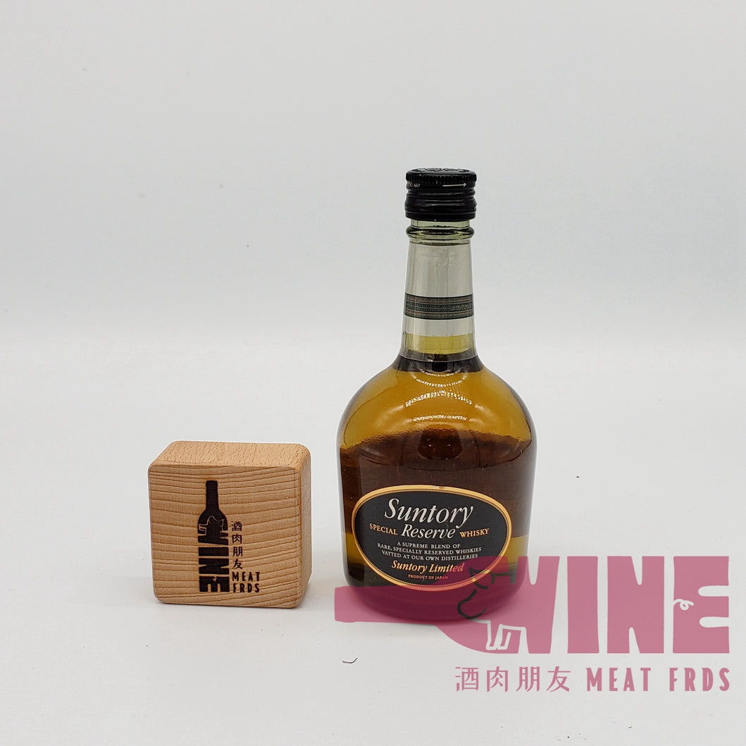 Suntory Special Reserve Japanese Blended Whisky Miniature 三得利廠70週年紀念版黑頭金花日本威士忌酒辦180ML
