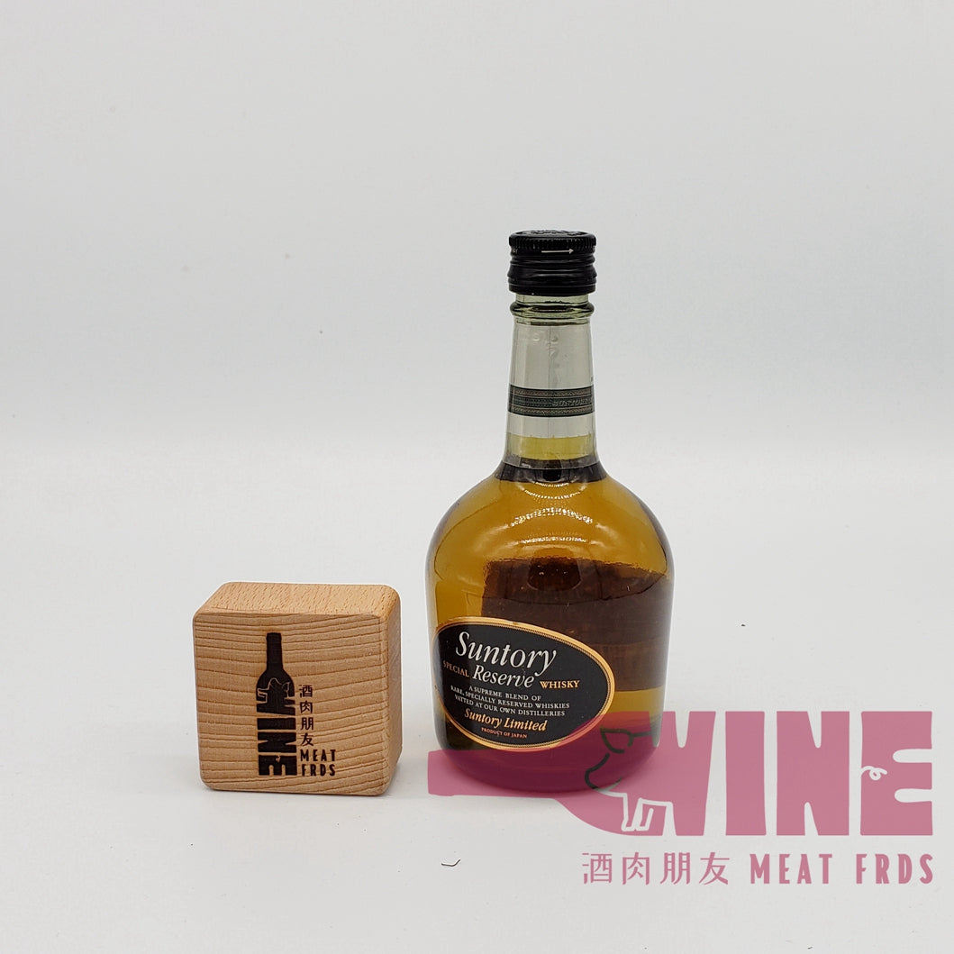 Suntory Special Reserve Japanese Blended Whisky Miniature 三得利廠70週年紀念版黑頭金花日本威士忌酒辦180ML