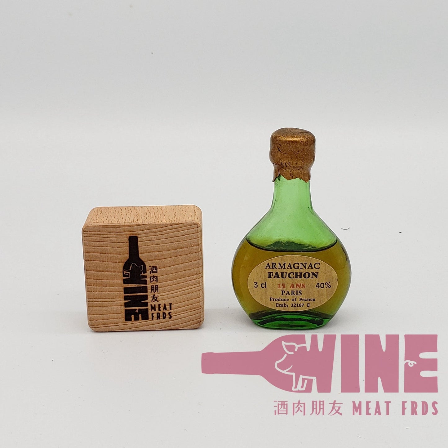 Fauchon 15Ans Armagnac Miniature 15年雅文邑白蘭地酒辦30ML