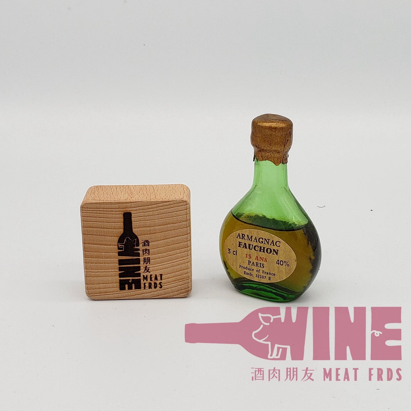 Fauchon 15Ans Armagnac Miniature 15年雅文邑白蘭地酒辦30ML