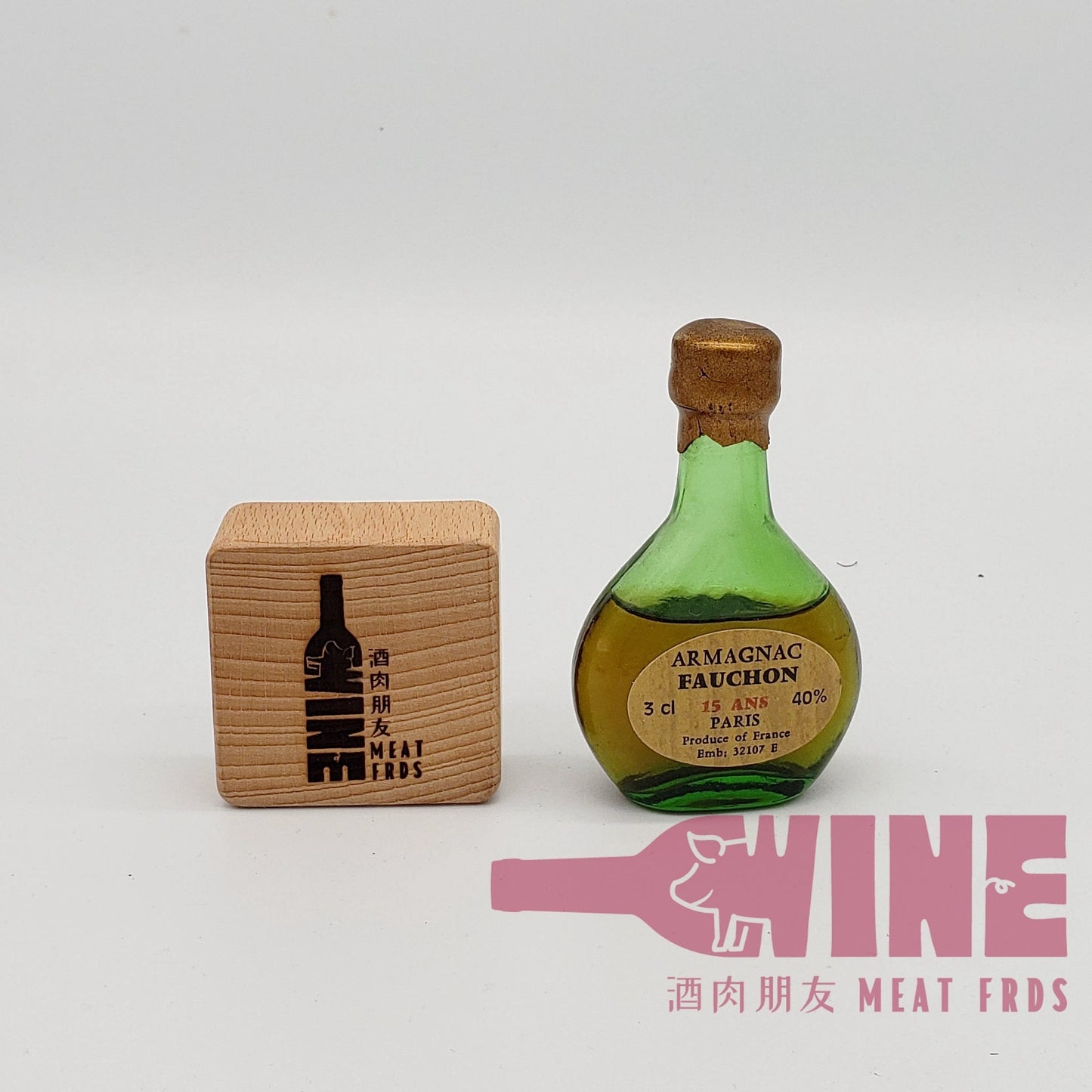 Fauchon 15Ans Armagnac Miniature 15年雅文邑白蘭地酒辦30ML