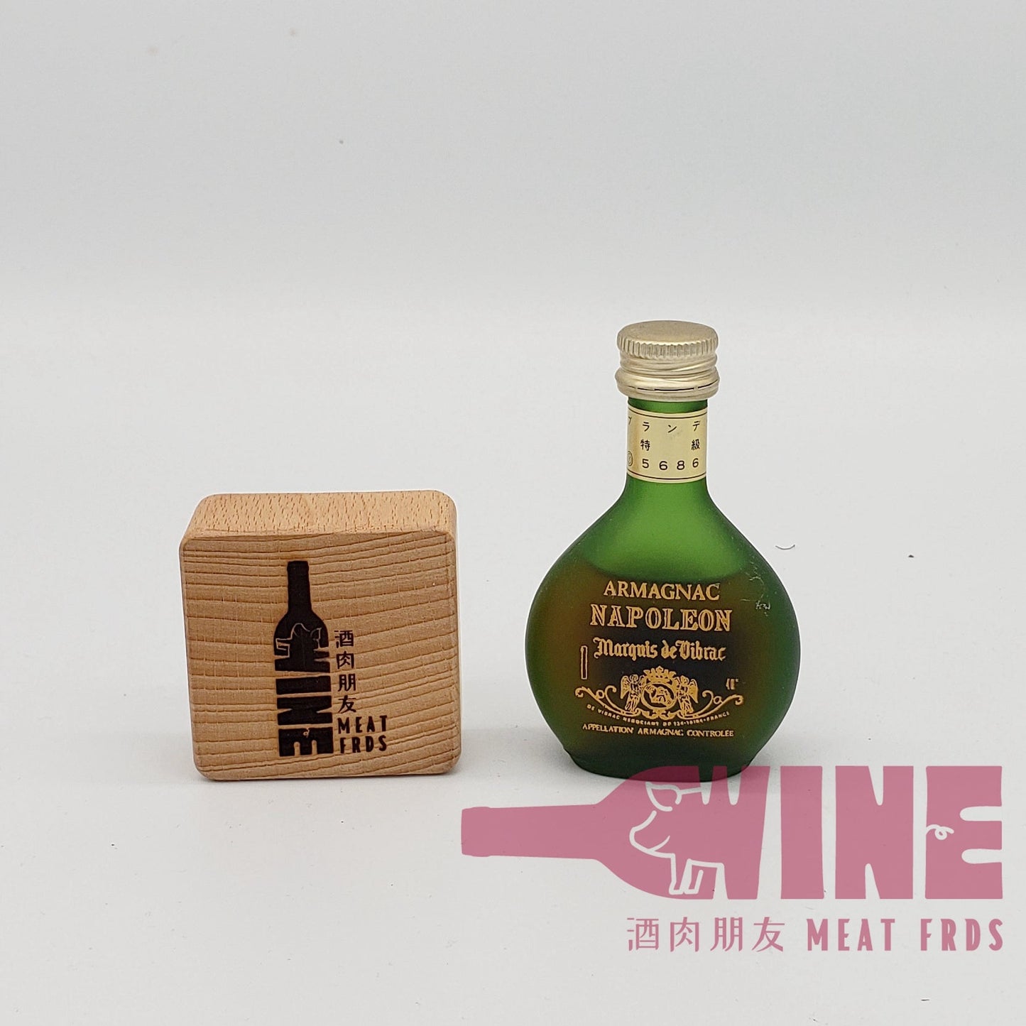 Marquis De Vibrac Napoleon Armagnac Miniature 拿破崙雅文邑白蘭地酒辦30ML