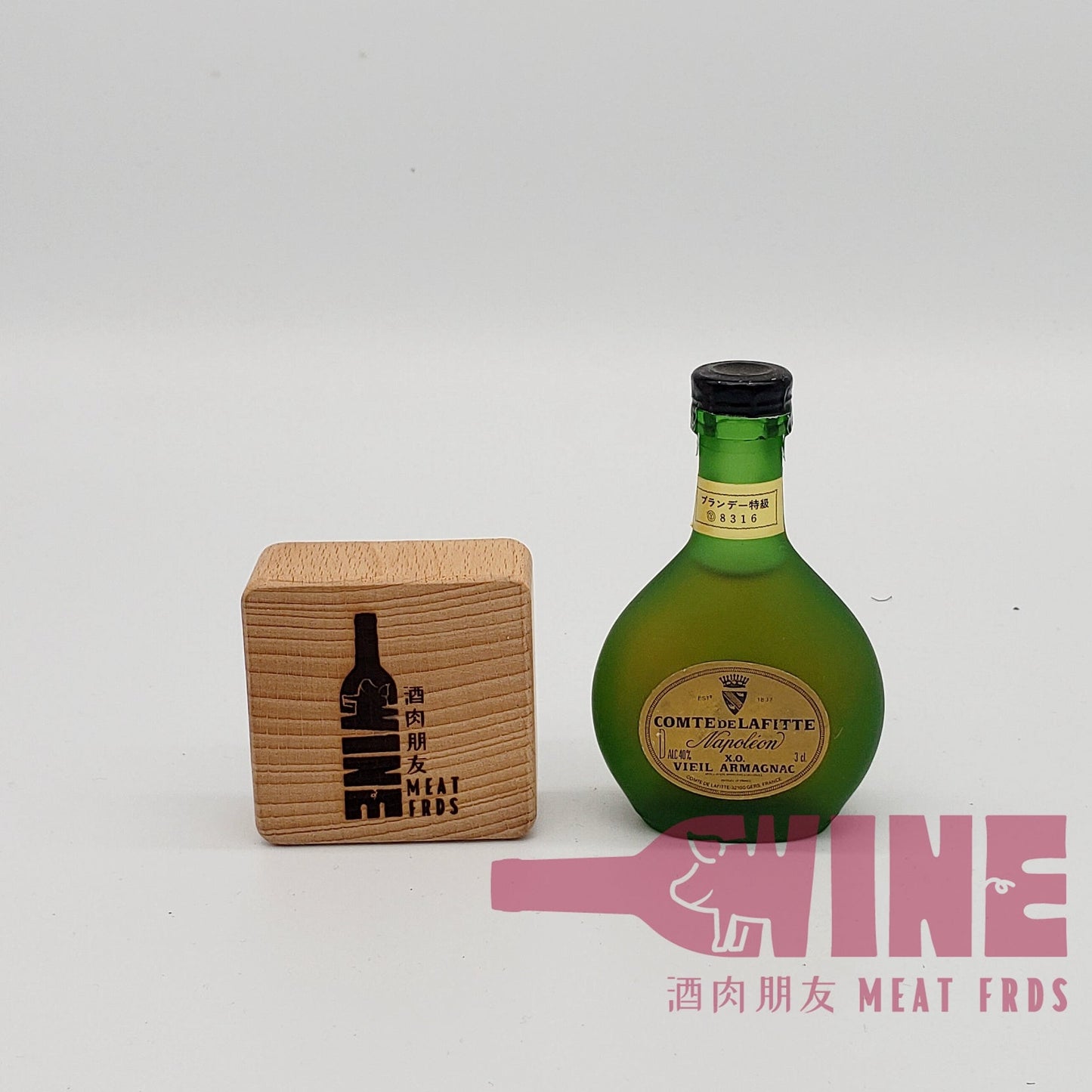 Comte De Lafitte X.O. Napoleon Vieil Armagnac Brandy Miniature 青沙樽XO拿破崙雅文邑白蘭地酒辦30ML